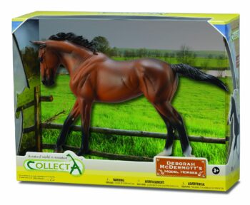 Figurina in cutie Iapa Thoroughbred Bay pictata manual WB Collecta Figurina in cutie Iapa Thoroughbred Bay pictata manual WB Collecta