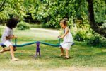 Balansoar Metalic Rotativ Copii See Saw Plum