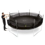 Set trambulina cu plasa de protectie telescopica 244 cm ZONE II EVOLUTION PLUM