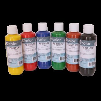 Set 6 culori pentru pictura pe materiale textile Set 6 culori pentru pictura pe materiale textile