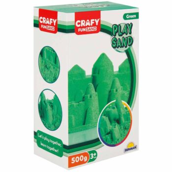 Nisip kinetic Fun Sand 500 gr culoare Verde Nisip kinetic Fun Sand 500 gr culoare Verde
