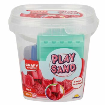 Nisip kinetic Fun Sand 350 gr Rosu si 3 unelte de modelat Nisip kinetic Fun Sand 350 gr Rosu si 3 unelte de modelat