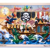 Melissa and  Doug - Puzzle lemn Aventura Piratilor