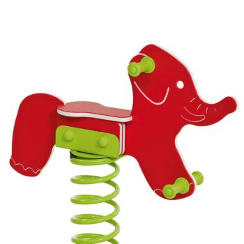 Balansoar pe arc pentru copii Elefant, HDPE, cu prindere pe beton KBT Balansoar pe arc pentru copii Elefant, HDPE, cu prindere pe beton KBT