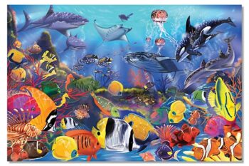 Puzzle de podea Viata subacvatica Melissa and Doug Puzzle de podea Viata subacvatica Melissa and Doug