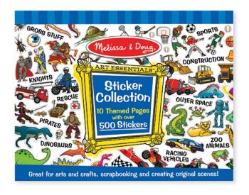 Colectia de abtibilduri Melissa and Doug Albastru Colectia de abtibilduri Melissa and Doug Albastru
