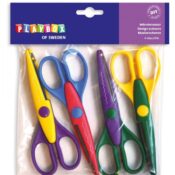 Set 4 foarfeci Design cu protectie plastic