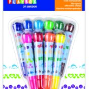 Set 10 carioci cu stampile rotative