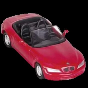Masinuta Die Cast 7.5 Cm, Scara 1:60, BMW Rosu