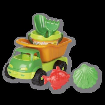 Set jucarii apa si nisip cu basculanta si galetusa Poppy