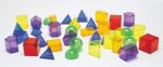 Set 36 corpuri geometrice translucide pentru tablete si mese luminoase