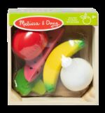 Set de joaca din lemn pentru jocuri de rol Fructe si legume