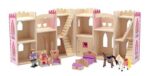 Melissa and  Doug - Castel din lemn pliabil