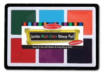 Tusiera jumbo cu cerneala nontoxica Melissa and Doug 6 culori Tusiera jumbo cu cerneala nontoxica Melissa and Doug 6 culori