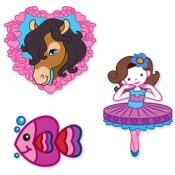 Set de tatuaje temporare Fetite Melissa and Doug