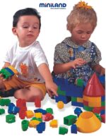 Joc de constructii Kim Bloc Circular Miniland 160 buc