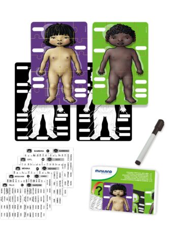 Puzzle educational corpul uman Miniland