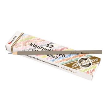 Set 12 creioane colorate Goldline 3.7 mm Gri - Heutink Set 12 creioane colorate Goldline 3.7 mm Gri - Heutink