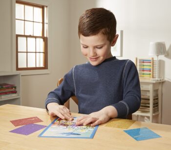 Set creatie cu sclipici In adancuri Melissa and Doug