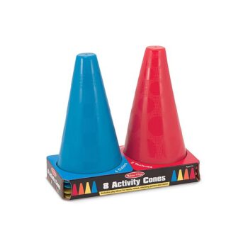Set 8 conuri din plastic