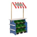 Stand de joaca din lemn Fructe si legume