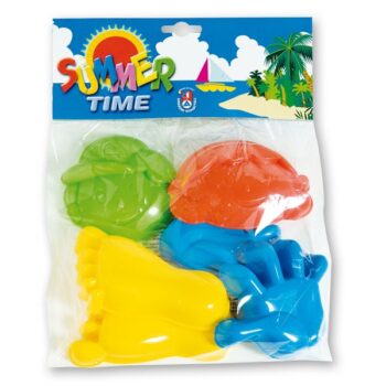 Set 6 forme nisip cu unelte Terry Androni Giocattoli Set 6 forme nisip cu unelte Terry Androni Giocattoli