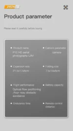 Noul P15 Mini Drone 4k Profesional 8K HD Camera Optical Flow Obstacle Avoidance Aerial Photography Foldable Quadcopter RC Dron