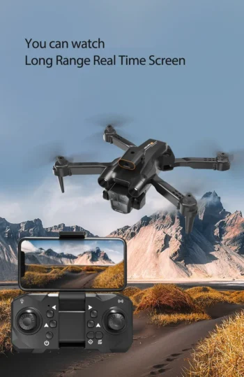Noul M4 RC Drone 4K Professional cu unghi larg Triple HD Camera HD Helicopter RC pliabil WIFI FPV Înălțime Stabil - M4Pro-Triple4K-Bag