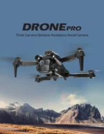 Noul M4 RC Drone 4K Professional cu unghi larg Triple HD Camera HD Helicopter RC pliabil WIFI FPV Înălțime Stabil - M4Pro-Triple4K-Bag