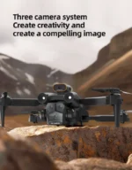 Noul M4 RC Drone 4K Professional cu unghi larg Triple HD Camera HD Helicopter RC pliabil WIFI FPV Înălțime Stabil - M4Pro-Triple4K-Bag
