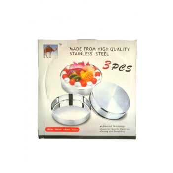 TAVA 3PCS INOX A02157