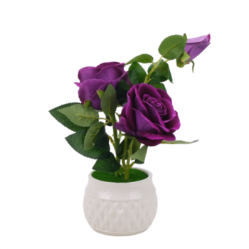FLORI ARTIFICIALE GHIVECI (TRANDAFIR) A13041