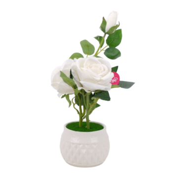 FLORI ARTIFICIALE GHIVECI (TRANDAFIR) A13041
