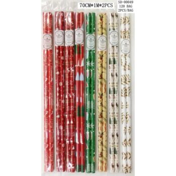 HARTIE IMPACHETAT CADOU 70 CM*1M 2 PCS SD00049