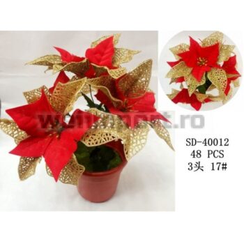 FLORI ARTIFICIALE GHIVECI,TEXTIL,PVC SD40012