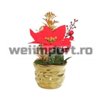 FLORI ARTIFICIALE GHIVECI,PVC+TEXTIL+CERAMICA SD40032 FLORI ARTIFICIALE GHIVECI,PVC+TEXTIL+CERAMICA SD40032