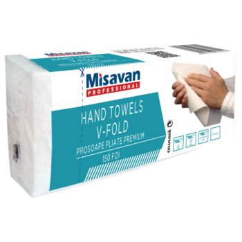 Prosoape V Albe 150/Set 2Str Premium 18/Bax