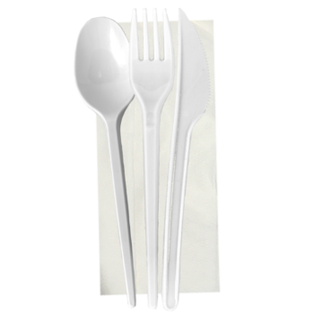 Set Tris Reutilizabil (Furculita+Cutit+Lingura+Servetel) 100/Set Set Tris Reutilizabil (Furculita+Cutit+Lingura+Servetel) 100/Set