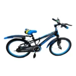 Bicicleta CARAIMAN 16J, Albastru, Roti 16 inch, roti ajutatoare, pentru varsta 4-6 ani