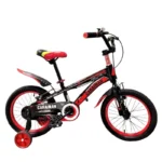 Bicicleta CARAIMAN 16J, Roșu, Roti 16 inch, roti ajutatoare, pentru varsta 4-6 ani