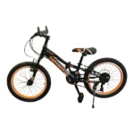 Bicicleta CARAIMAN 20MLV XJL, Negru-Portocaliu, Roti 20 inch, Pentru Varsta 6-11 ani