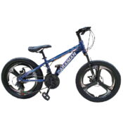 Bicicleta CARAIMAN 20T3, Albastru-Cameleon, pentru Copiii cu Varsta 6-11 ani