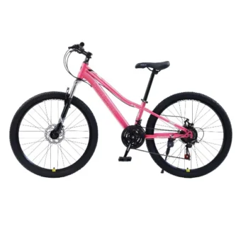 Bicicleta CARAIMAN, 24XJL, Roz, 24 inch, Cadru Otel, Frane pe Disc, 21 Viteze Bicicleta CARAIMAN, 24XJL, Roz, 24 inch, Cadru Otel, Frane pe Disc, 21 Viteze