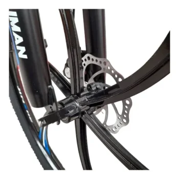 Bicicleta CARAIMAN 26T, 6 Spite, Verde, 26 inch, Frane pe Disc, 21 Viteze