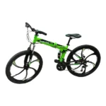 Bicicleta CARAIMAN 26ZD, Pliabila, Verde, 26 inch, Jante Aliaj in 6 Spite, Frana disc