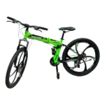 Bicicleta CARAIMAN 26ZD, Pliabila, Verde, 26 inch, Jante Aliaj in 6 Spite, Frana disc
