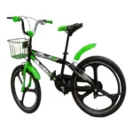 Bicicleta Caraiman 16BT, Verde, Roti 16 inch, roti ajutatoare, cosulet, pentru copii cu varsta intre 4-6 ani