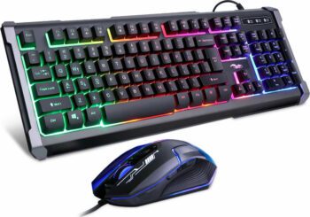Andowl Q-803 Set Gaming Tastatură cu iluminare RGB & Mouse (Engleză US) GriCodul: 19121803 Andowl Q-803 Set Gaming Tastatură cu iluminare RGB & Mouse (Engleză US) GriCodul: 19121803
