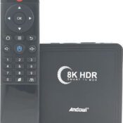 Andowl TV Box Q8K 8K UHD cu WiFi USB 3.0 4GB RAM și 64GB Spațiu de stocare cu Sistem de operare Android 10.0Codul: 24165609