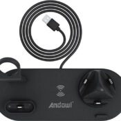 Andowl Încărcător Wireless (Qi Pad) 10W Negruς (Q-L023)Codul: 25203336